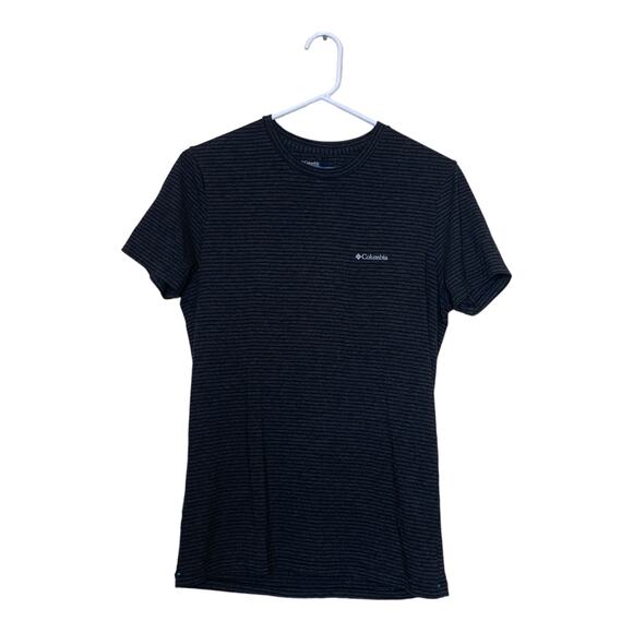Columbia Men's Gray Stripes Short Sleeves T-shirt Size S - Picture 5 of 7